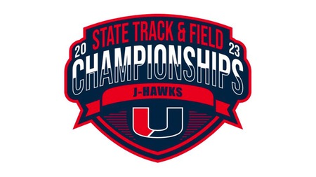 State Track and Field shirt logo.